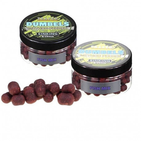 Groundbait TRAPER meetod Feeder uppuvad graanulid kalasegu 8-10mm 50g