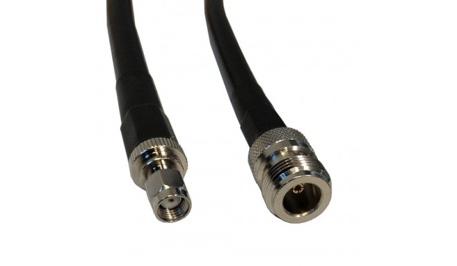 Cable LMR-400, 1m, N-female to RP-SMA-male