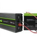 Qoltec 51923 Pure Sine Wave Inverter Monolith | 3000W | 6000W | 24V to 230V | LCD