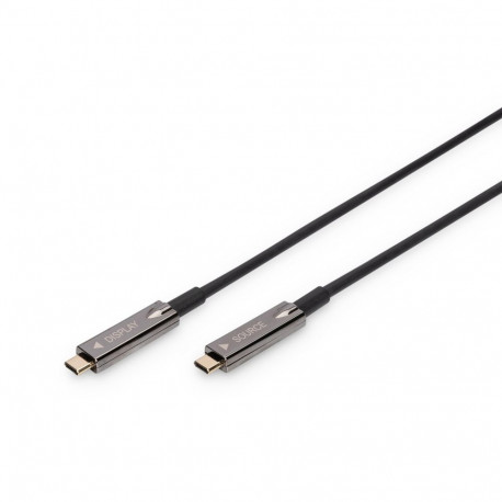 Digitus AV-kaabel USB-C – USB-C AOC, UHD 4K / 60 Hz, 20m