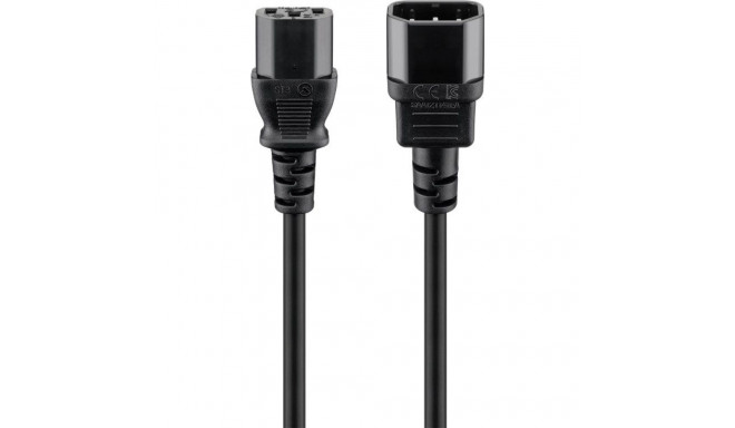 Voolukaabel Wentronic C13 - C14, 0.5m