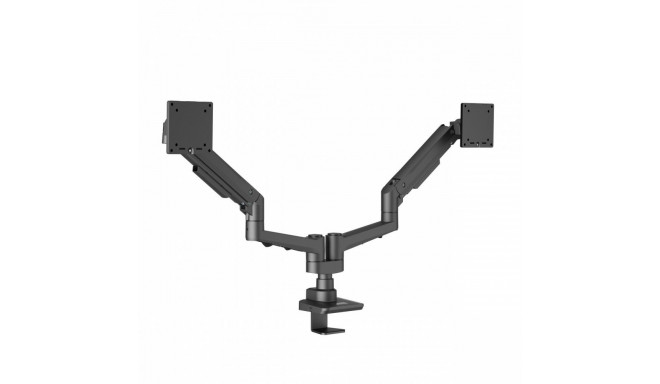 Double desk holder on a gas spring for screens 19-35 inches and weighing up to 20 kg DMV02