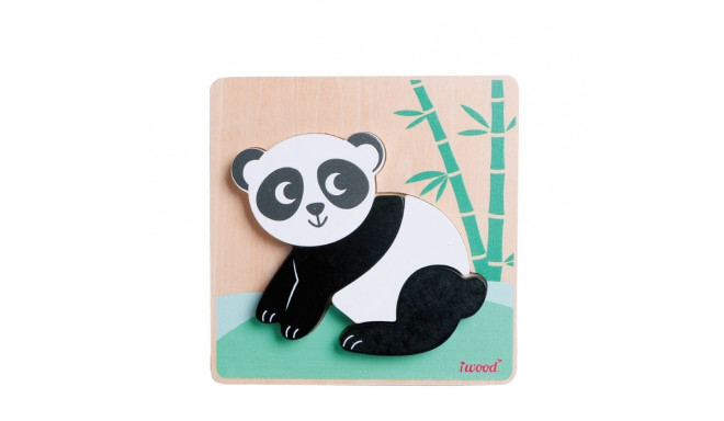 iWood wooden puzzle Animal Panda