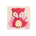 Animal Puzzle Fox wooden