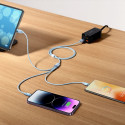 Baseus cable 3in1 StarSpeed USB - micro USB + Lightning + USB-C 1,2m 3,5A black