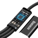 Baseus cable 3in1 Rapid PD USB-C - micro USB + Lightning + USB-C 1,5m black 20W