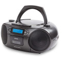 Aiwa BBTC-550BK portable stereo system Digital 6 W FM, PLL Black MP3 playback