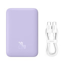 Baseus Magnetic Mini Induction Powerbank 10000mAh 20W - purple + USB-C - USB-C cable