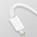 Baseus Superior Series USB-A - USB-C / Lightning / micro USB 3.5A cable 1m - white