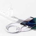 Baseus Superior Series USB-A - USB-C / Lightning / micro USB 3.5A cable 1m - white