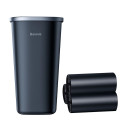 Baseus CRLJT-A01 waste bin for a car mounted in a cup holder - black