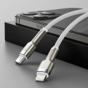 Baseus Cafule Series Metal Data USB-C / Lightning 20W PD cable 1 m - white
