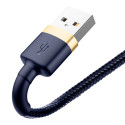 Baseus Cafule USB-A / Lightning 2.4A QC 3.0 cable 1 m - blue-gold