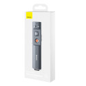 Baseus Orange Dot wireless laser pointer for presentations - gray (without battery)