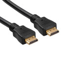 HDMI to HDMI cable, 1.5m, version 1.4, gold-plated connectors. HDMI to HDMI cable, 1.5m, version 1.4, gold-plated connectors.
