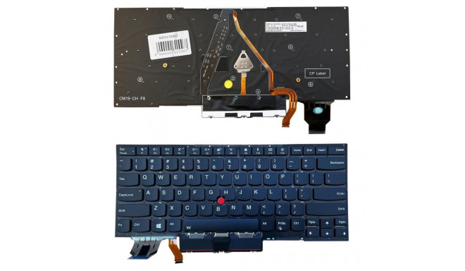Keyboard LENOVO X1 Carbon Gen 7, with Trackpoint, with Backlight, US