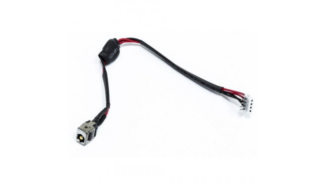 Power Jack With Cable, TOSHIBA Satellite A500, L455, L455D, L455D, L555, L555D