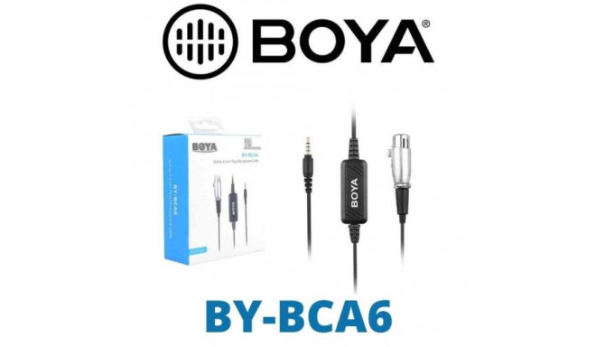 BOYA Adapter cable, XLR to TRRS Black EU