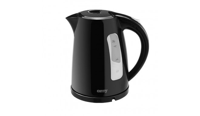 Camry Kettle CR 1255 Standard, Plastic, Black, 2200 W, 360 rotational base, 1.7 L