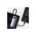 Baseus Metal Gleam Series 4-in-1 Multifunctional Type-C HUB Docking Station Gray(Type-C to HDMI*1+US
