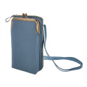 2in1 phone bag blue