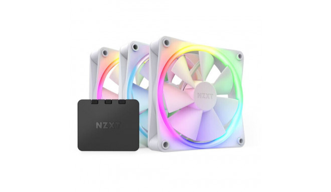 CASE/PSU FAN NZXT F120 RGB TRIPLE PACK WHITE