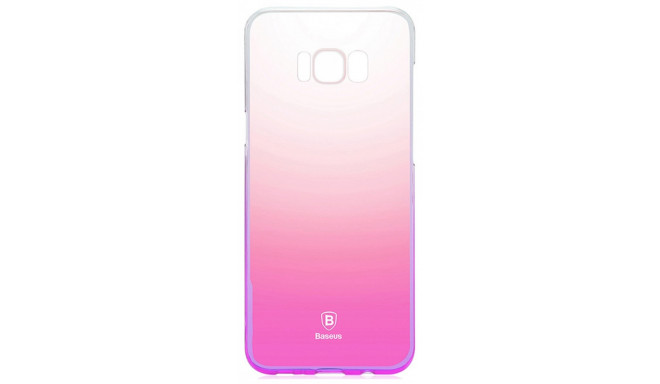 Baseus защитный чехол Glaze Impact Silicone Samsung Galaxy S8 Plus, розовый