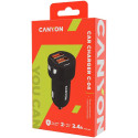 CANYON car charger C-04 2.4A/2USB-A Black