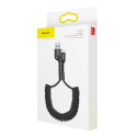 Baseus Spring-loaded cable Lightning 1m 2A (black)