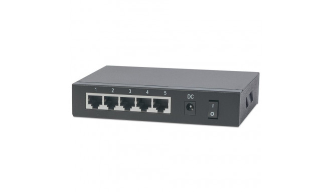 Switch Gigabit 5x10/100/1000 RJ45 PoE+ 1XPD 4xPSE 68W