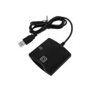 CP CP ID1 2in1 USB 2.0 ID Card reader with SIM Card slot 80cm Cable (6.5x6cm) Black