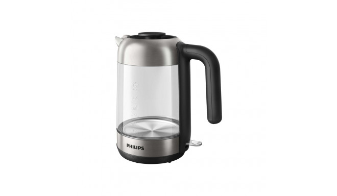 Philips | Kettle | HD9339/80 | Electric | 2200 W | 1.7 L | Stainless steel/Glass | 360° rotational b