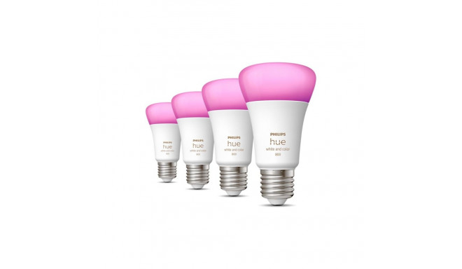 Hue WCA 6.5W A60 E27, 4pcs pack | E27 | 6.5 W | RGBW 2000-6500K | Bluetooth and Zigbee