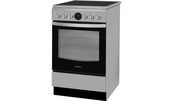 INDESIT | Cooker | IS5V8CHX/E | Hob type Vitroceramic | Oven type Electric | Stainless steel | Width