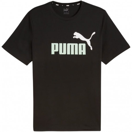 Koszulka męska Puma ESS+ 2 Col Logo Tee czarna 586759 97 M