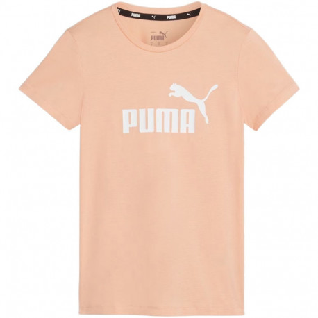 Koszulka damska Puma ESS Logo Tee brzoskwiniowa 586775 46 L