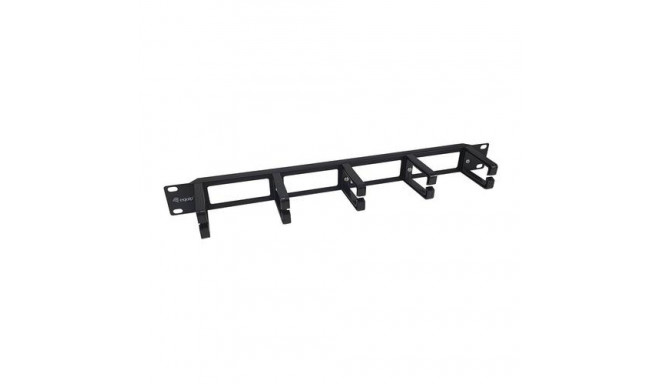 Equip 19&quot; Rack Mount Cable Management Panel, Black