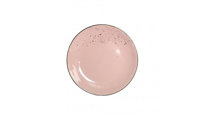 19.5CM SALAD PLATE WITH SPECKLE PINK