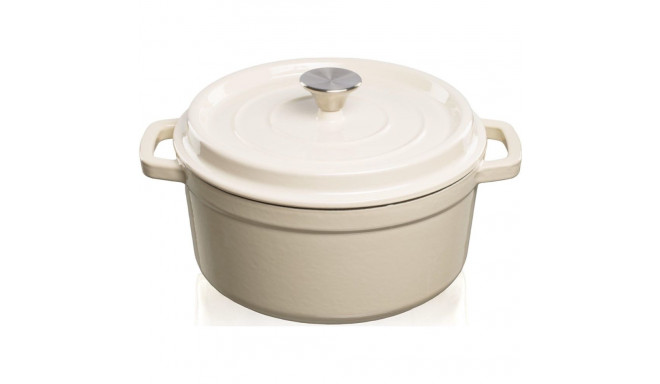 CASSEROLE POT GRAND FEU 4.7L valge