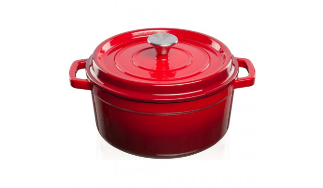 CASSEROLE POT GRAND FEU 4.7L RED