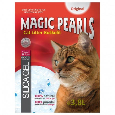 Silikoonliiv kassitualettidele : MAGIC PEARLS Original, 3,8 l