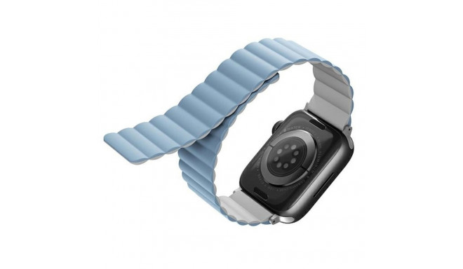 Uniq Revix strap for Apple Watch 1/2/3/4/5/6/7/8/SE/SE2/Ultra 42/44/45/49mm - white and blue