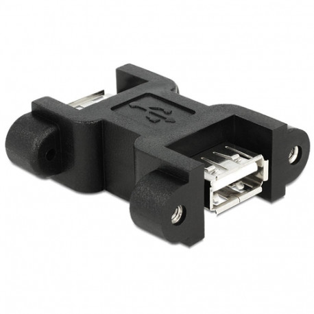 DeLOCK - USB-Adapter - USB Typ A 4-pin (W) - USB Typ A 4-pin (W) - Black (65559) 4043619655595