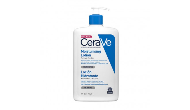 CERAVE PIEL SECA A MUY SECA LOCION HIDRATANTE SIN PERFUME 1000ML