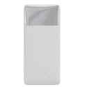 Baseus Bipow fast charging power bank 20000mAh 15W white (Overseas Edition) + USB-A - Micro USB cabl