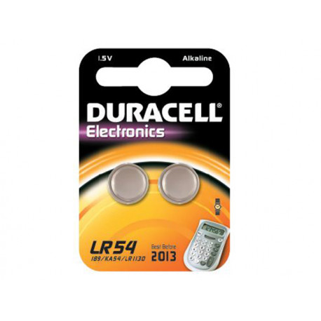 Duracell leelispatarei LR54/DUR-BL2 2tk