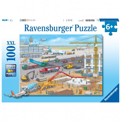 Ravensburger pusle 100 tk  Ehitusplats lennujaamas