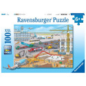 Ravensburger pusle 100 tk  Ehitusplats lennujaamas