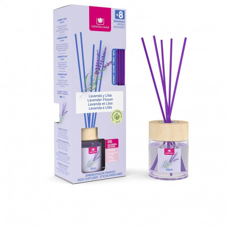 Cristalinas ruumilõhnastaja Mikado 0% lavendel 35ml