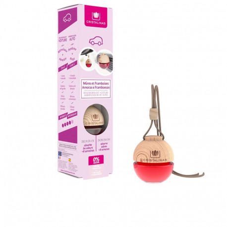 CRISTALINAS COCHE ambientador 0% #moras y frambuesas 6 gr